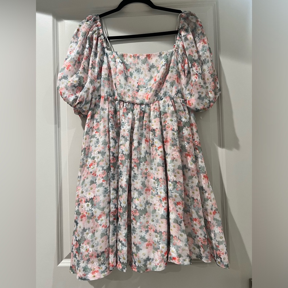 Short floral dress